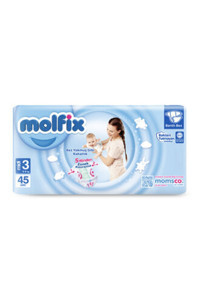 Molfix Midi 3 Numara Cırtlı Bebek Bezi 45 Adet