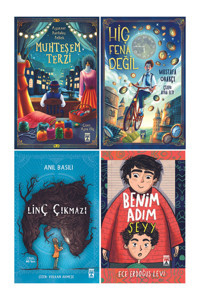 İlk Genç Timaş 4. 5. 6. Sınıf Okuma Seti 4 Kitap Hiç Fena Değil-Muhteşem Terzi-Benim Adım Şeyy-Linç Çıkmazı