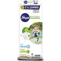 Sleepy Jumbo 7 Numara Organik Cırtlı Bebek Bezi 32 Adet
