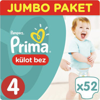 Prima Pants 4 Numara Külot Bebek Bezi 52 Adet