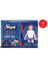 Sleepy Maxi 4 Numara Külot Bebek Bezi 4x30 Adet