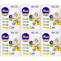Sleepy Extra 5 Numara Organik Cırtlı Bebek Bezi 6x80 Adet