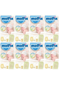 Molfix Prematüre 0 Numara Göbek Oyuntulu Cırtlı Bebek Bezi 8x30 Adet