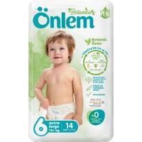 Önlem Botanika 6 Numara Organik Cırtlı Bebek Bezi 14 Adet