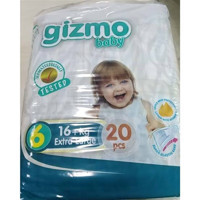 Gizmo XL 6 Numara Cırtlı Bebek Bezi 20 Adet