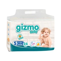 Gizmo Junior 5 Numara Cırtlı Bebek Bezi 24 Adet