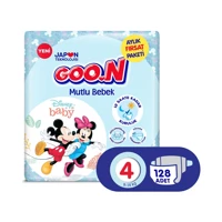 Goon Mutlu Bebek 4 Numara Bantlı Bebek Bezi 4x32 Adet