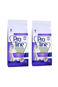 Pro Line Lavanta Kokulu Bentonit Kedi Kumu 5 Lt 2 Adet
