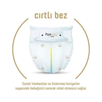 Sleepy Pure Baby 5 Numara Organik Cırtlı Bebek Bezi 40 Adet