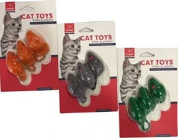 Nunbell Tüylü Fare Kedi Oyuncağı 3 Lü