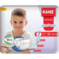 Kanz Ultra-Dry XXLarge 7 Numara Cırtlı Bebek Bezi 32 Adet