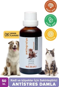 Patiografya Kedi Ve Köpek Için %100 Doğal Sakinleştirici,relax, Rahatlatıcı, Antistres Şurup 50 ml