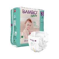 Bambo Nature Ekolojik 3 Numara Organik Cırtlı Bebek Bezi 28 Adet