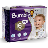 Bumble İkiz Paket 6 Numara Cırtlı Bebek Bezi 24 Adet