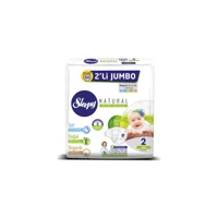 Sleepy Natural Ultra Hassas Mini 2 Numara Organik Cırtlı Bebek Bezi 84 Adet