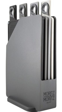 4'lü Kesme Tahtası SETI-20,5X14,5 cm Kaymaz ve Standlı Tasarım