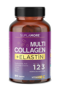 Suplamore Multi Collagen-Elastin Tablet Kolajen 90 Tablet