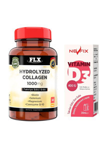 Nevfix Hidrolize Collagen Tablet Kolajen 60 Tablet