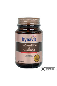 Dynavit L-carnitine Guarana Tablet Kolajen 30 Tablet