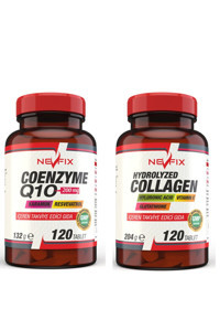 Nevfix Coenzyme Q10 Tablet Kolajen 120 Tablet