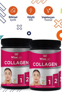 Wiselab Beauty Collagen Powder Toz Kolajen 2x300 gr