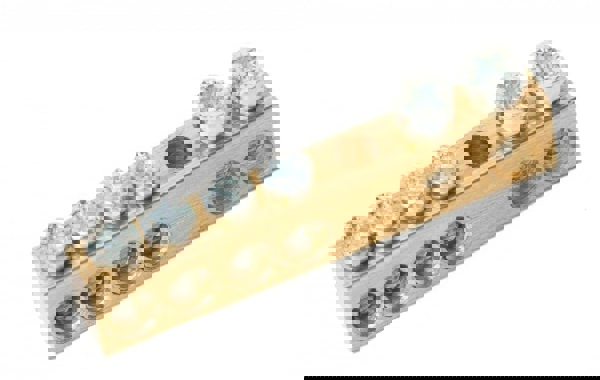 MUTLUSAN 5 DELİKLİ NÖTR VE TOPRAKLAMA KLEMENSİ AYAKSIZ