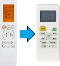 Herz Dijitsu Klima Kumandası-resimde Sağdaki Gönderilir