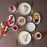 Karaca Cordelia Grey Oval-Yuvarlak 26 Parça 6 Kişilik Porselen Kahvaltı Takımı Gri