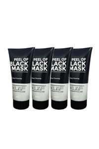 Kuaf Siyah Soyulabilir Krem Yüz Maskesi 4x200 ml