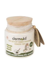 Dermokil Sen De Kat Kendi Maskeni Kendin Yap Avokado Yağı Killi Nemlendiricili Toz Yüz Maskesi 220 ml