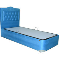 Bengi Ticaret 100x200 cm Başlıklı Sandıklı Tek Kişilik Baza Seti Mavi