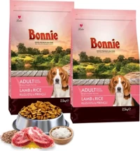 Bonnie Kuzu Etli Yetişkin Köpek Maması 2,5 Kg x 2 Adet