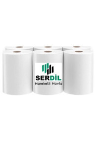 Serdil Fotoselli 2 Katlı 6'lı Rulo Kağıt Havlu