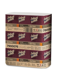 Selpak Professional Extra Dispenser 2 Katlı 200 Yaprak 60'lı Z Katlama Kağıt Havlu