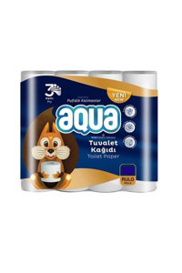 Aqua 2 Katlı 12'li Rulo Kağıt Havlu