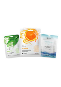 Jkosmec Green Tea-C Vitamin-Solution Hyaluron Nemlendiricili Kağıt Yüz Maskesi
