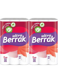 Berrak Ultra 2 Katlı 24'lü Rulo Kağıt Havlu