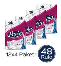 Papia Decor 3 Katlı 48'li Rulo Kağıt Havlu