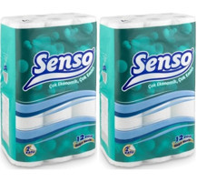 Senso 2 Katlı 24'lü Rulo Kağıt Havlu