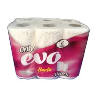 Only Evo 3 Katlı 6'lı Rulo Kağıt Havlu