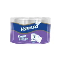 Vanesa 2 Katlı 3'lü Rulo Kağıt Havlu