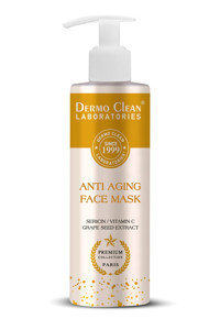 Dermo Clean Premium Collection Anti Aging Nemlendiricili Jel Yüz Maskesi 200 ml