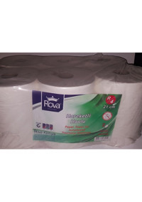 Rova R4 Hareketli 2 Katlı 6'lı Rulo Kağıt Havlu 4 kg