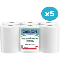 Omnisoft Fotoselli Hareketli 2 Katlı 30'lu Rulo Kağıt Havlu