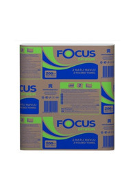 Focus Optimum 2 Katlı 200 Yaprak 48'li Z Katlama Kağıt Havlu