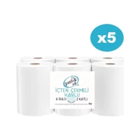 Pratik Soft İçten Çekmeli 2 Katlı 30'lu Rulo Kağıt Havlu