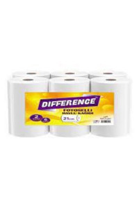 Difference Fotoselli Hareketli 2 Katlı 6'lı Rulo Kağıt Havlu