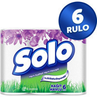 Solo Akıllı Seçim 2 Katlı 6'lı Rulo Kağıt Havlu