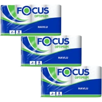 Focus Optimum 2 Katlı 3x8'li Rulo Kağıt Havlu
