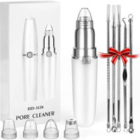 Buyfun Hd-3138 Şarjlı Vakumlu Siyah Nokta Temizleme Aleti Beyaz